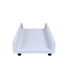 Suporte para Cpu em Mdp 15mm com Rodinhas 40cm X 23cm Branco Ofertamo - 1