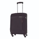 Ver imagem 3 de Mala de Bordo Pequena para Viagem Poliester American Tourister By Samsonite Troya Cadeado Preta
