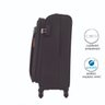 Mala de Bordo Pequena para Viagem Poliester American Tourister By Samsonite Troya Cadeado Preta - 2