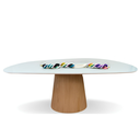 Ver imagem 1 de Mesa de Jantar Cone Oval Orgânica 235x122cm Modelar Art Moveis