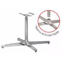 Ver imagem 4 de Kit 02 Bases Giratórias em Alumínio Cadeira Poltrona Pufe