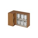 Ver imagem 7 de Aéreo Canto Reto 1 Porta com Nicho Decorativo 95cm Venaly Marrom/Cinamomo