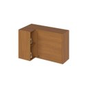 Ver imagem 6 de Aéreo Canto Reto 1 Porta com Nicho Decorativo 95cm Venaly Marrom/Cinamomo