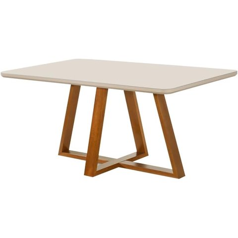 Mesa Petra 120x80 Linha Blend Tampo Off White Cajuella