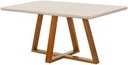 Ver imagem 1 de Mesa Petra 120x80 Linha Blend Tampo Off White Cajuella