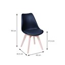 Ver imagem 5 de Cadeira de Jantar 83cm x 49cm x 43cm Joly Branco