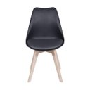 Ver imagem 3 de Cadeira de Jantar 83cm x 49cm x 43cm Joly Preto