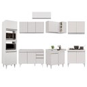 Ver imagem 4 de Armário de Cozinha Modulada de Canto 8 Peças Cp01 Balcão Branco - Lumil