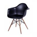 Ver imagem 2 de Kit 2 Poltronas Com Braço Base Madeira Eames