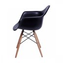Ver imagem 3 de Kit 2 Poltronas Com Braço Base Madeira Eames