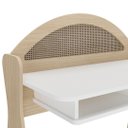 Ver imagem 7 de Escrivaninha Ceci Palha 2 Nichos | Artely:naturale/branco