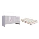Ver imagem 1 de Berço Cama Multifuncional Branco e Colchão - Fdecor