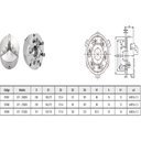 Ver imagem 5 de Placa para Torno 3 Castanhas Autocentrante 315mm - Fixação Camlock