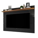 Ver imagem 4 de Painel Simples para TV até 70" Sala Quarto 1 Prateleira Vivare 1,80 Anto:OffWhite/Freijó