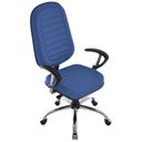 Ver imagem 1 de Cadeira para Escritório Presidente Gomada Linha Blenda Azul