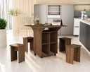 Ver imagem 2 de Mesa Dobrável Any Castanho