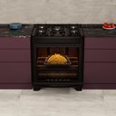 Ver imagem 6 de Fogão 5 Bocas a Gás/elétrico com Airfryer 220v Alpro 450 Realce Cr234 Preto
