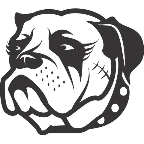 Adesivo de Parede Cachorro Bulldog