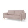 Sofá Living Biagio 1,70m Veludo Pés Madeira Espuma D-28:rose - 1