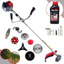 Ver imagem 1 de Roçadeira Robusta Kawashima Bcj620l 62cc 3hp com Kit 8 Opções de Corte + Óleo Toyama 2t