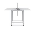 Ver mais imagens de Plataforma Dupla Escrivaninha Tub Corporativa Light 4 Lugares 200cm Industrial Cinza