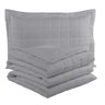 Cobre Leito Soft Solteiro 2pçs:Cinza - 1