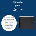 Ver imagem 4 de Forno Quadrado 30x35x50 Chapa 2mm Tampa Vidro 1301 Metalmig
