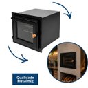 Ver imagem 6 de Forno Quadrado 30x35x50 Chapa 2mm Tampa Vidro 1301 Metalmig