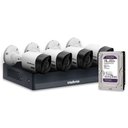Ver imagem 3 de Kit 4 Câmeras de Segurança Intelbras Hd 720p com Dvr Mhdx 1004-c Full Hd L com Hd 1tb Purple