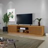 Rack Para Tv Até 75 Polegadas Valencia 2 Portas Ripadas 1,80 cm Cor Naturalli - 4