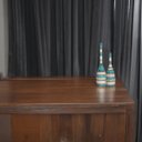 Ver imagem 6 de Dupla Vaso Decorativo de Mesa Garrafa Tulipa Azul e Palha Marrakesh