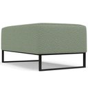 Ver imagem 6 de Puff Decorativo Sala De Estar Cléo 90cm Base De Ferro Preto W01 Bouclê Oliva - Lyam Decor