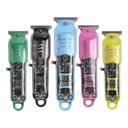 Ver imagem 2 de Super Máquina de Cortar Cabelo Profissional sem Fio Visor Led Lâmina Titânio Aço 306