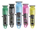 Ver imagem 2 de Super Máquina de Cortar Cabelo Profissional sem Fio Visor Led Lâmina Titânio Aço 306
