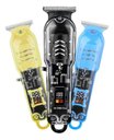 Ver imagem 5 de Super Máquina de Cortar Cabelo Profissional sem Fio Visor Led Lâmina Titânio Aço 306