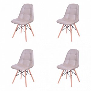 Kit 4 Cadeiras Dkr