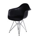 Ver imagem 3 de Kit 4 Poltronas com Braço Base Cromada Eames Dkr