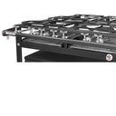 Ver imagem 2 de Fogão Industrial 4 Bocas 2 Simples a Gás Baixa Pressão Mr Fogões com Forno e Grelhas de Aço P5