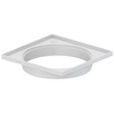 Ver imagem 3 de Porta Grelha Quadrada para Caixa Ralo Pvc Branco Áreas Banheiros Cozinhas de 10x10 Cm Dn 100mm