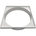 Ver imagem 1 de Porta Grelha Quadrada para Caixa Ralo Pvc Branco Áreas Banheiros Cozinhas de 10x10 Cm Dn 100mm