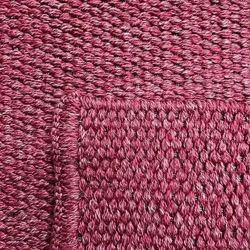 Ver imagem 3 de Tapete Tear 60x125 Aqua Rosa Mescla