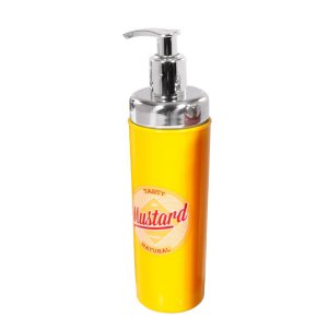 Frasco Para Molho Maionese Ketchup Mostarda 300ml - Wp Connect Amarelo