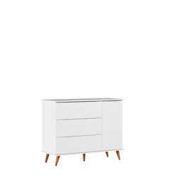 Comoda Infantil Lunna 100% Mdf Estilo Retrô - Branca - 3