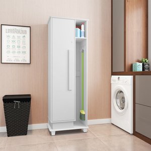 Multiuso Premium para Lavanderia 1 Porta Caribe Branco