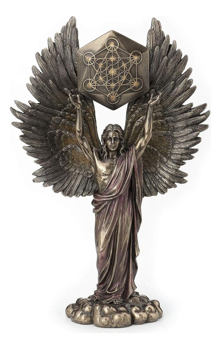 Arcanjo Metatron Anjo Supremo Porta Voz de Deus Veronese 06201 Bronze Bronzeada - 3