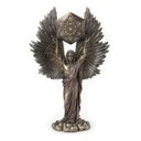 Ver imagem 3 de Arcanjo Metatron Anjo Supremo Porta Voz de Deus Veronese 06201 Bronze Bronzeada