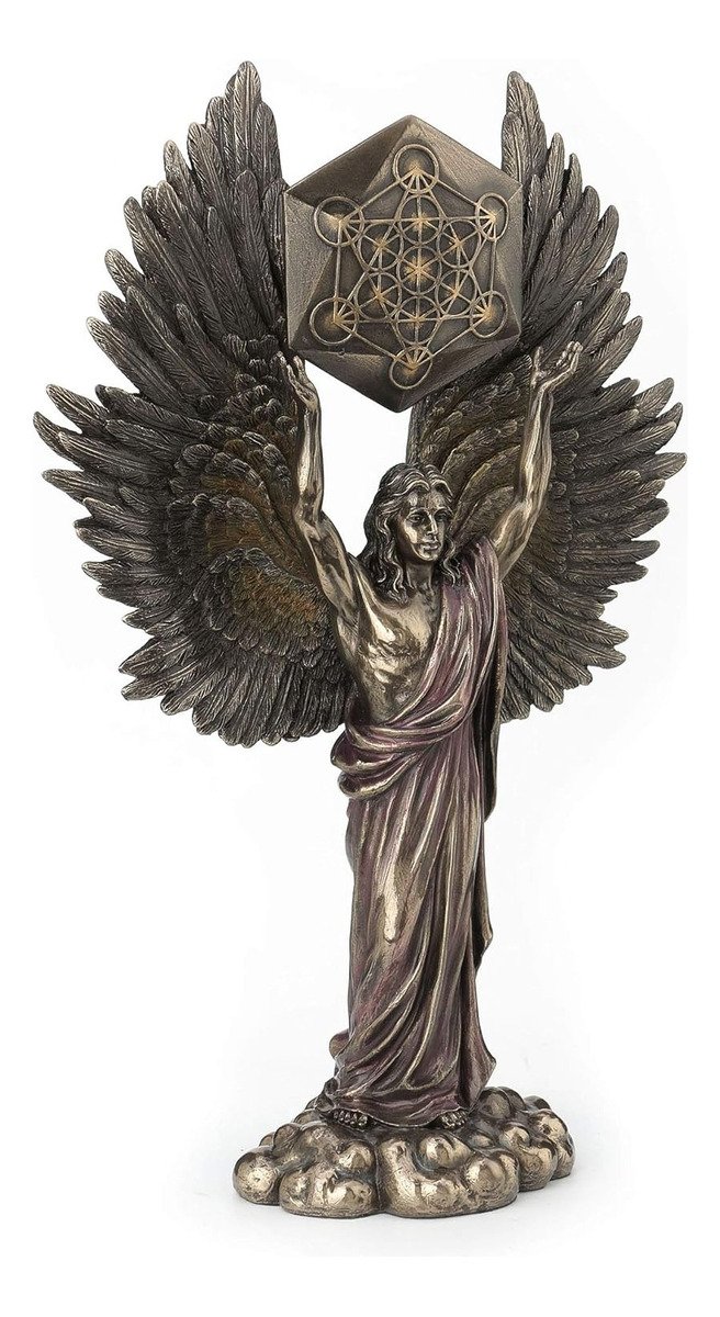 Arcanjo Metatron Anjo Supremo Porta Voz de Deus Veronese 06201 Bronze Bronzeada - 2