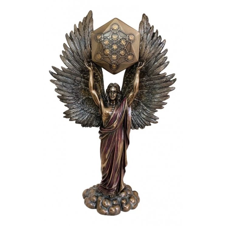 Arcanjo Metatron Anjo Supremo Porta Voz de Deus Veronese 06201 Bronze Bronzeada - 5