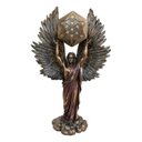 Ver imagem 5 de Arcanjo Metatron Anjo Supremo Porta Voz de Deus Veronese 06201 Bronze Bronzeada