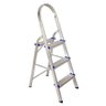 Escada Alumínio Forte Doméstica com 3 Degraus até 120kg Real - 1